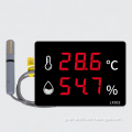Wall-Mounted Digital Thermometer and Hygrometer for Lab or Home